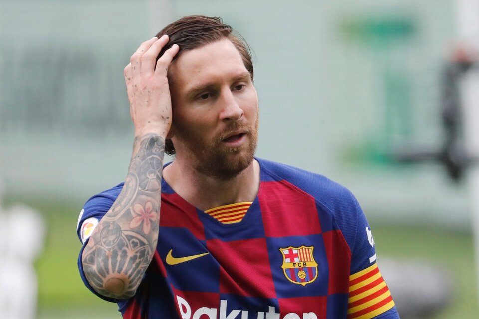 Messi y el mal momento del Barcelona. (Fuente: EFE)