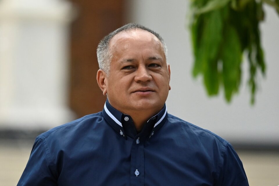 Cabello es uno de los hombres fuertes del chavismo en Venezuela.  (Fuente: AFP)