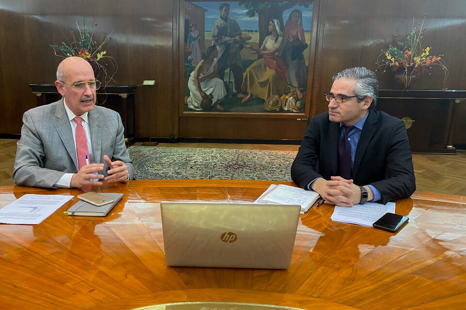 Raúl Rigo y Roberto Arias, secretarios de Hacienda y de Politica Tributaria (Fuente: NA)