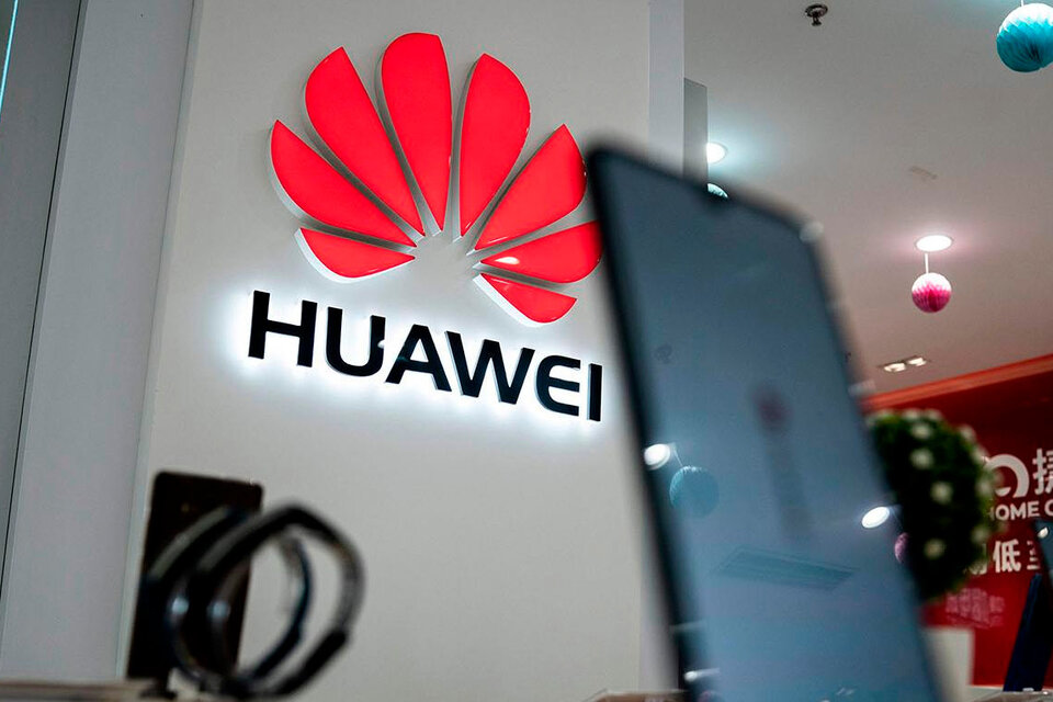 Huawei, 
sin señal (Fuente: AFP)