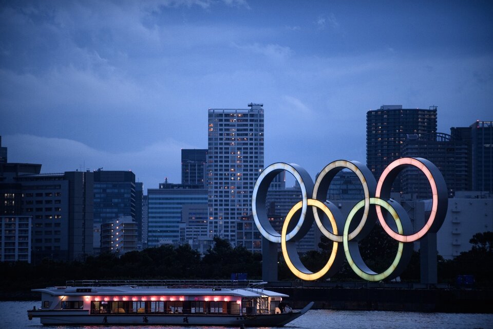 La bahía de Tokio será una vista tradicional de los Juegos. (Fuente: AFP)