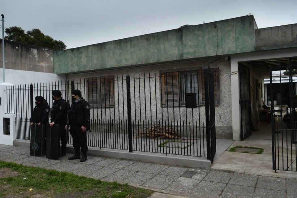 La casa del jubilado, en Quilmes, donde tuvieron lugar el asalto y el homicidio. (Fuente: Télam)