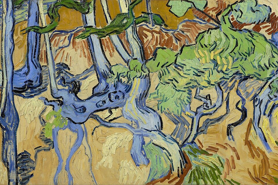 "Raíces de árbol" de Van Gogh: los secretos del cuadro que precedió su muerte.