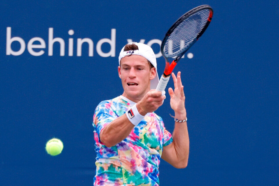 Diego Schartzman en Flushing Meadows. (Fuente: EFE)