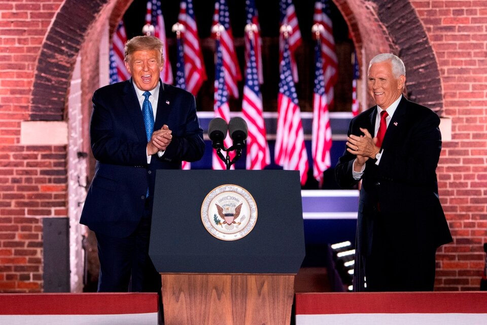 Convención republicana: Donald Trump exhibe su agenda conservadora en busca de la reelección en Estados Unidos (Fuente: AFP)