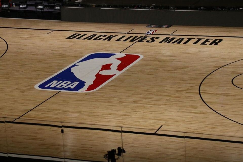 La respuesta institucional de la NBA contra el racismo en Estados Unidos. (Fuente: AFP)