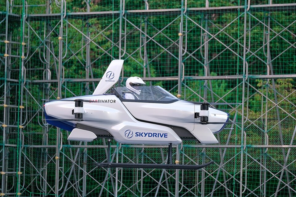 SkyDrive, el sorprendente auto volador japonés que despegó con éxito (Fuente: SkyDrive)