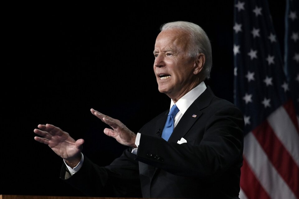 Joe Biden, candidato demócrata, dijo que la elección tendrá "consecuencias"  trascendentes. (Fuente: AFP)