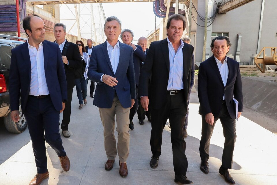 Mauricio Macri y Sergio Nardelli, cuando se mostraban juntos en público.