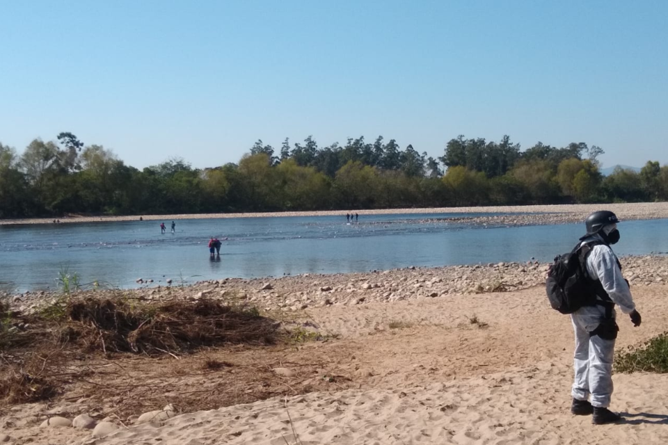 La frontera permeable, en este caso, en Aguas Blancas 