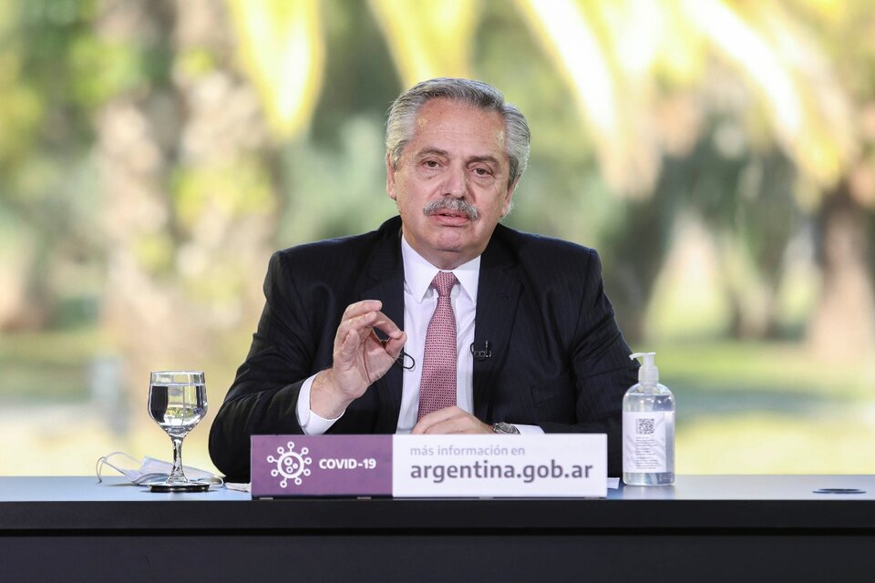 El presidente Alberto Fernández destacó el acuerdo con los acreedores privados. (Fuente: Télam)