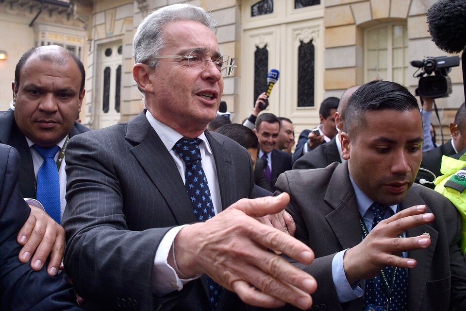 Uribe gobernó Colombia entre 2002 y 2010. (Fuente: AFP)