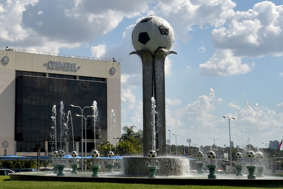 La sede de la Conmebol en Paraguay.