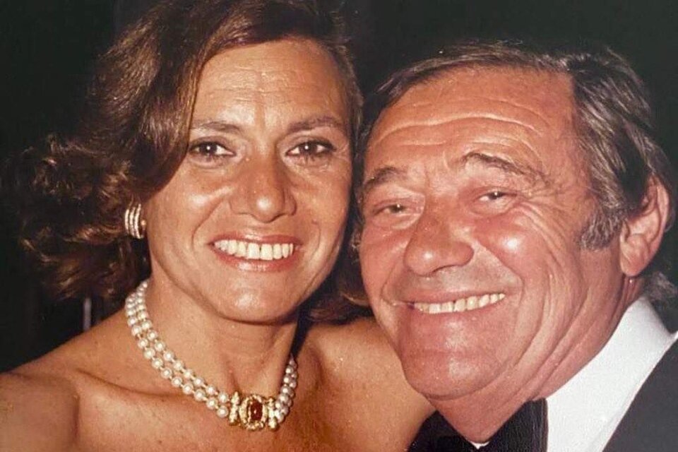 Tato Bores junto a Berta, su pareja de toda la vida.  (Fuente: Instagram Marina Borensztein)