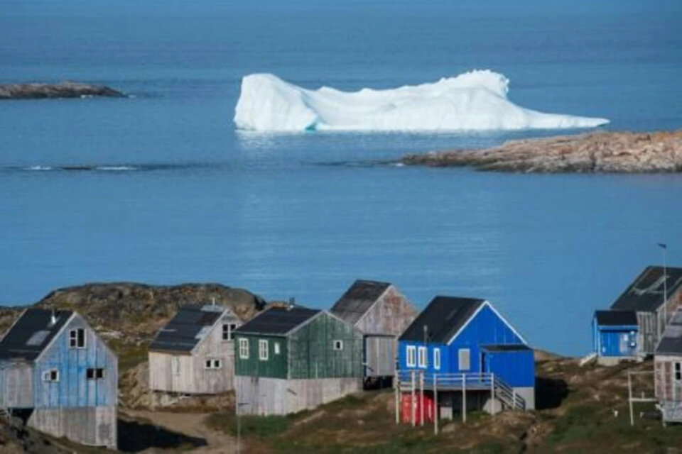 Una imagen del casquete glaciar de Kulusuk, en Groenlandia. (Fuente: AFP)