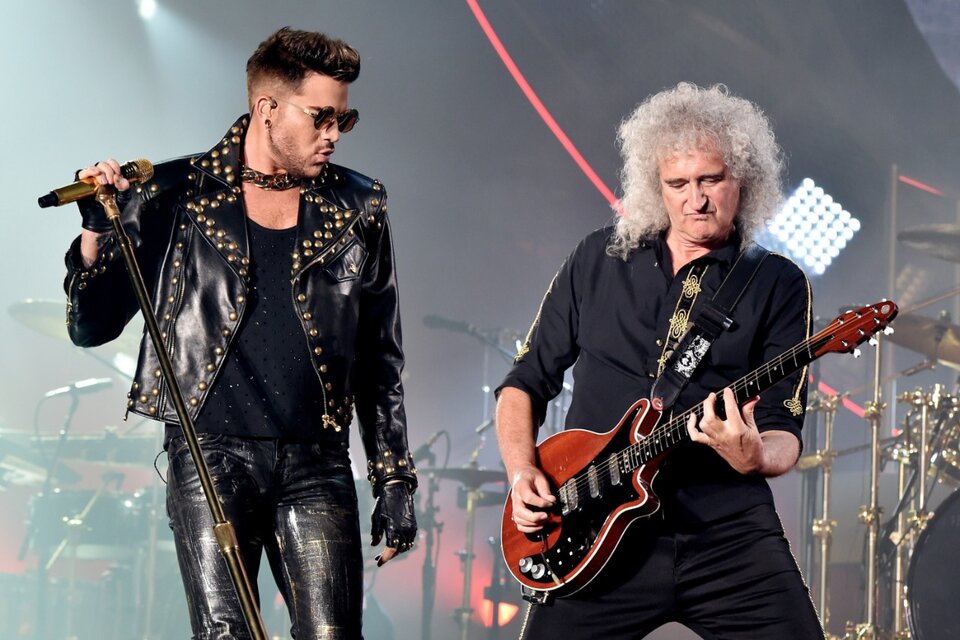 Brian May ya había dado por terminada la tarea en vivo de Queen... hasta que apareció Lambert. (Fuente: NA)