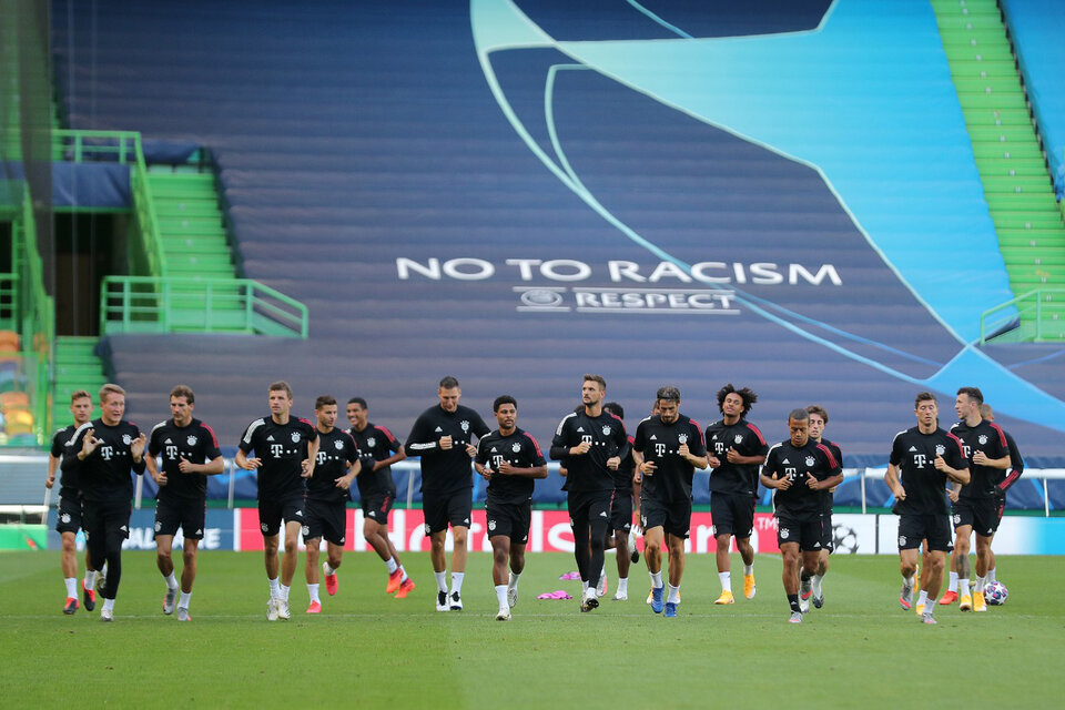 Entrenamiento de Bayern Múnich en Portugal. (Fuente: AFP)