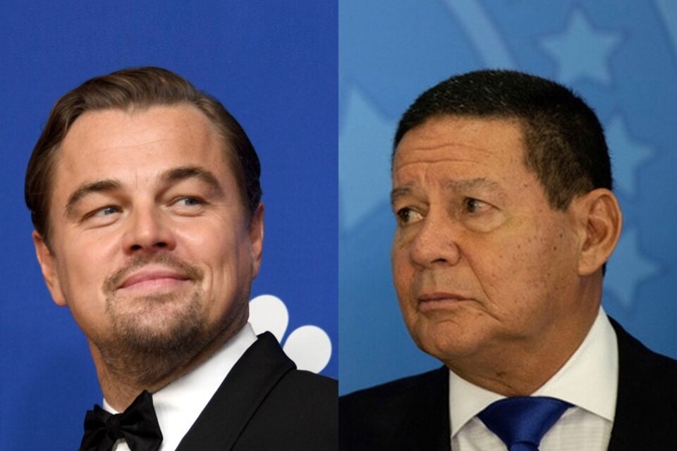 Leonardo DiCaprio se preocupa por la Amazonia y el vicepresidente de Brasil lo azuza. 