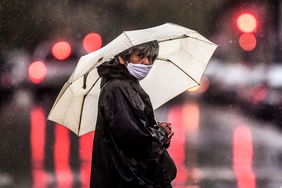 Hay alerta meteorológico en la Ciudad de Buenos Aires y prevén intensas lluvias. (Fuente: Leandro Teysseire)