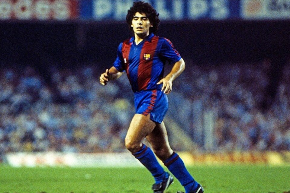 Diego Maradona, el primero de una larga lista de ídolos extranjeros que se fueron en conflicto con el Barcelona. (Fuente: AFP)