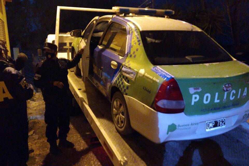 El Toyota Etios OMP 782 secuestrado por la justicia federal.