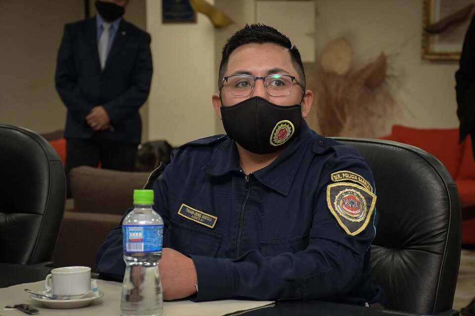Thiago Mendoza es el primer agente trans de la policía de Córdoba  (Fuente: Ministerio de Seguridad de la Provincia de Córdoba)