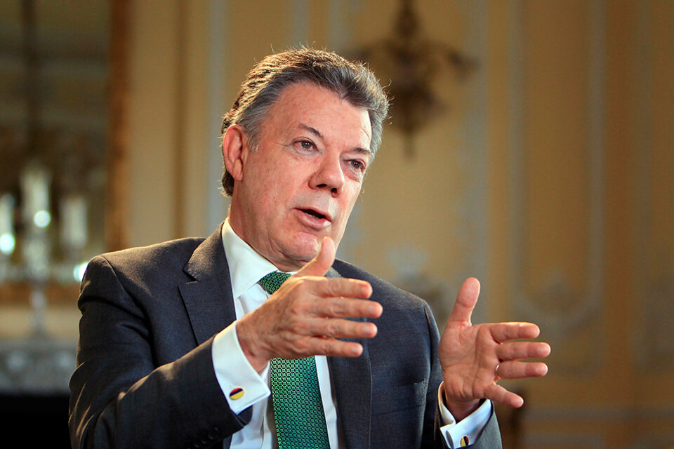  Juan Manuel Santos criticó a Iván Duque por no avanzar en los Acuerdos de Paz (Fuente: AFP)