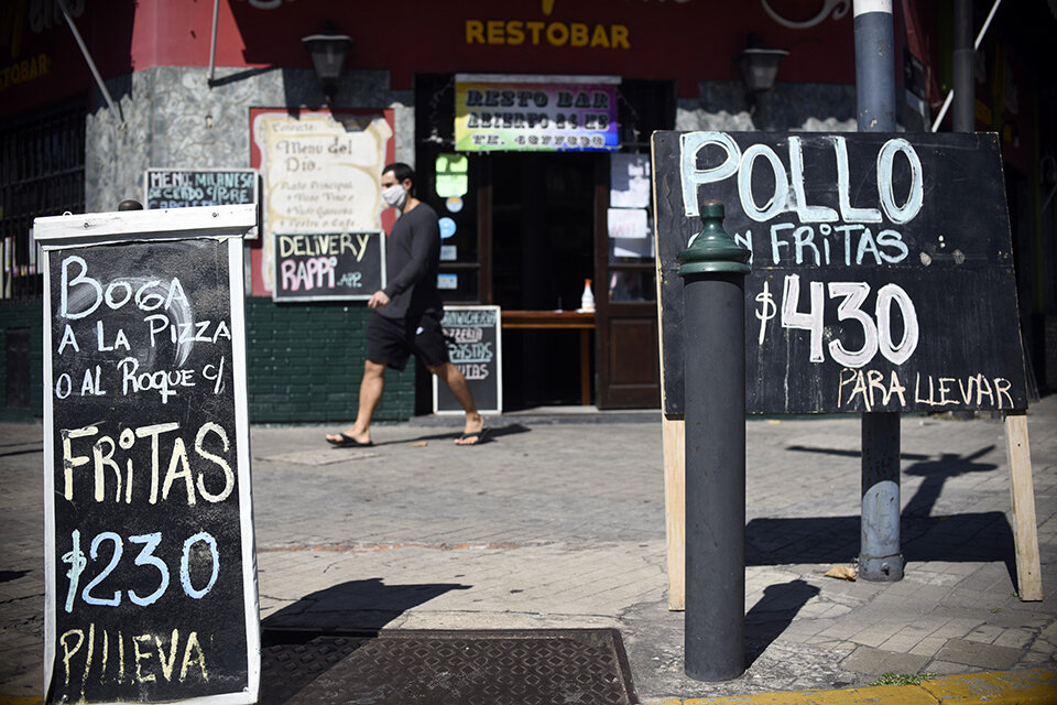 Comercios gastronómicos trabajarán sólo por delivery o take way.