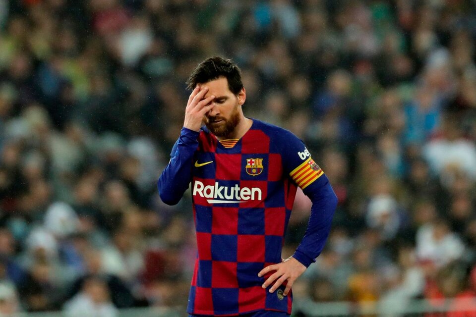El tiempo más difícil para Messi en el Barcelona. (Fuente: EFE)