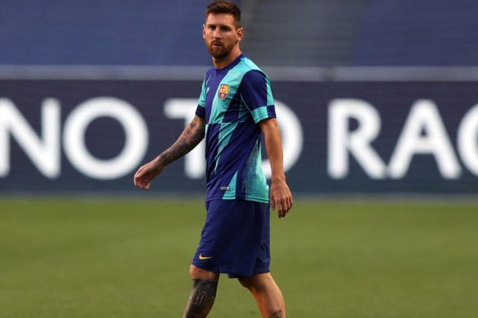 Messi todavía no regresó a los entrenamientos con el Barcelona. (Fuente: EFE)