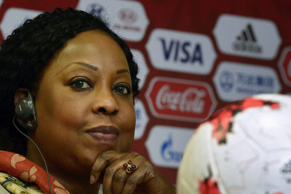 Fatma Samoura, secretaria general de la FIFA. (Fuente: AFP)