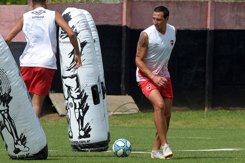 Cristian Lema tiene la voluntad de quedarse en Newell's. (Fuente: Sebastián Granata)