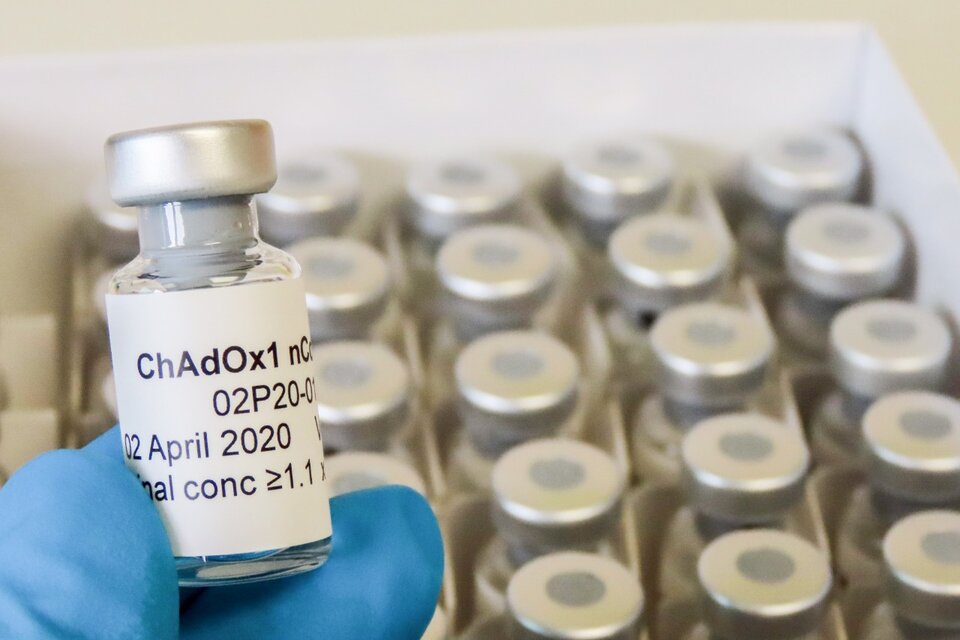 Hacen una pausa en las pruebas de la vacuna de Oxford contra la Covid-19. (Fuente: NA)