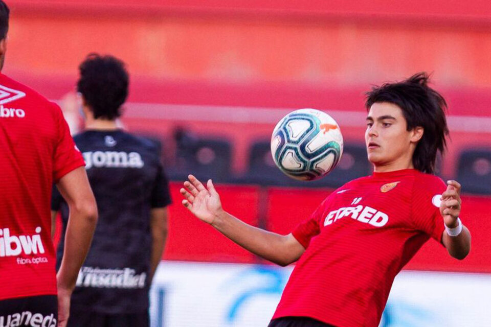 Luka Romero mantiene su convicción de jugar para la Selección Argentina. (Fuente: AFP)