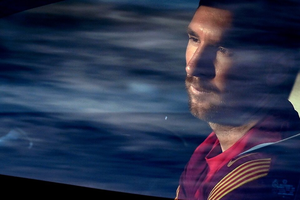 Messi seguirá la primera fecha desde su casa, ya que el Barcelona postergó su primer partido. (Fuente: AFP)