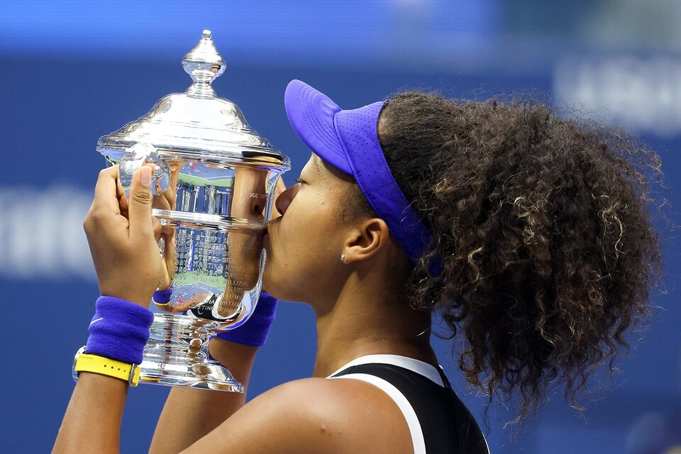 La japonesa Osaka, campeona del US Open y de la lucha contra el racismo (Fuente: AFP)
