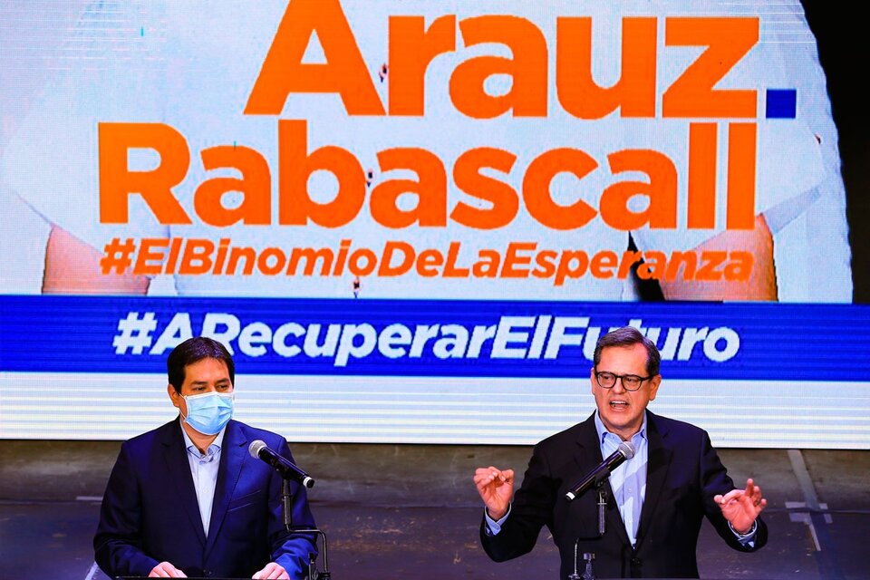 El partido de Rafael Correa presentó a Carlos Rabascall como su candidato a vicepresidente (Fuente: EFE)