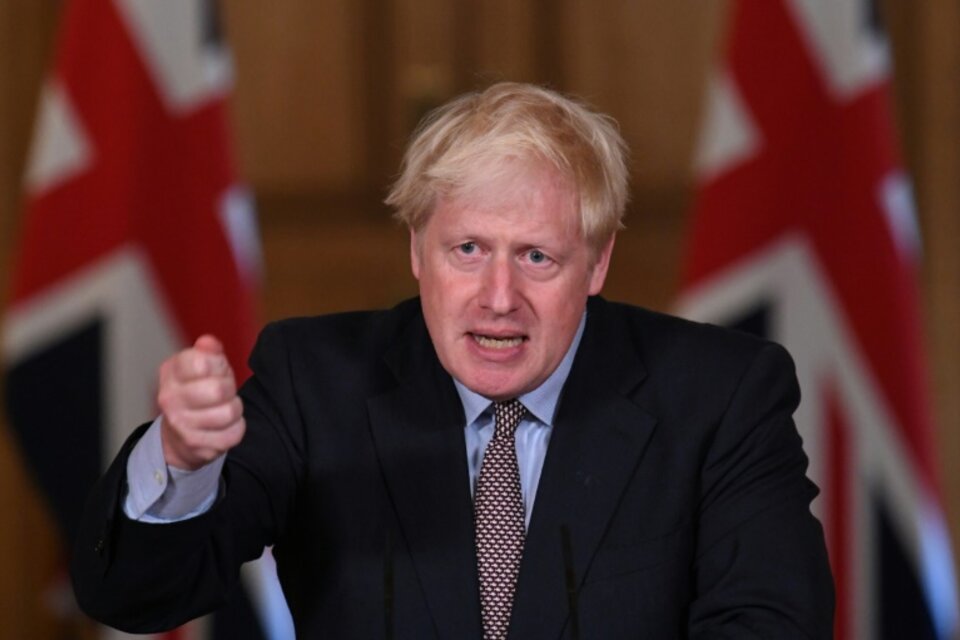 El primer ministro británico señaló que el confinamiento total es la “opción nuclear”. (Fuente: AFP)