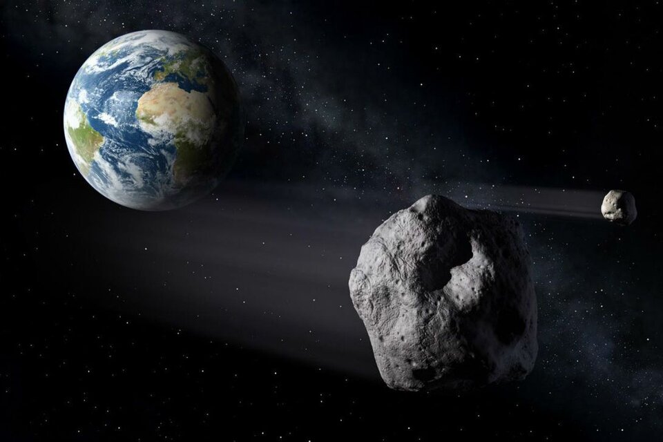 Dos asteroides gigantes se aproximan a la Tierra (Fuente: NASA)