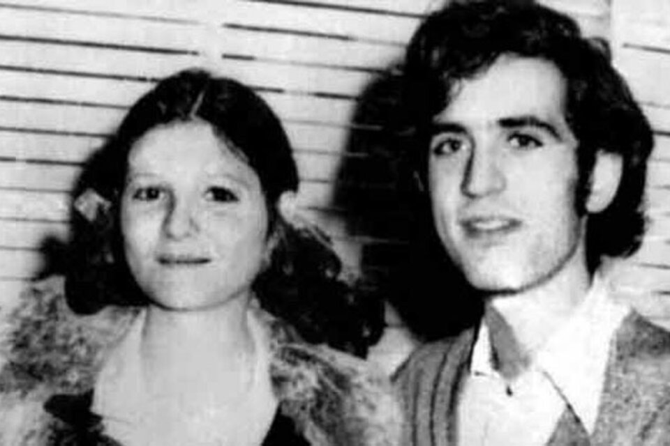 Imagen de archivo de María Claudia García Iruretagoyena junto a su esposo Marcelo Gelman. 