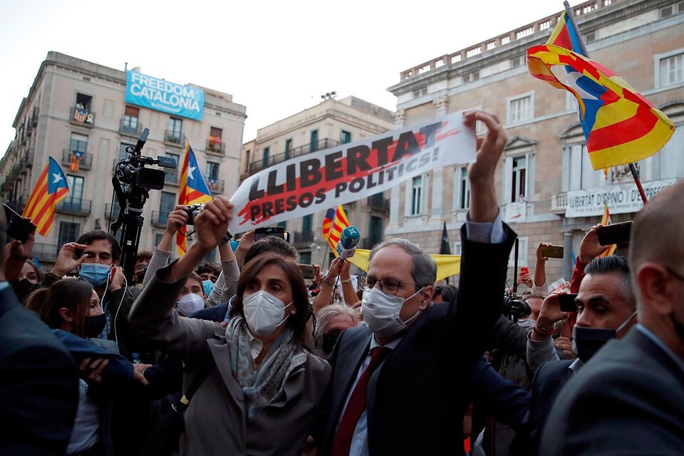Quim Torra: "La única manera de avanzar  es través de la ruptura democrática con España" 