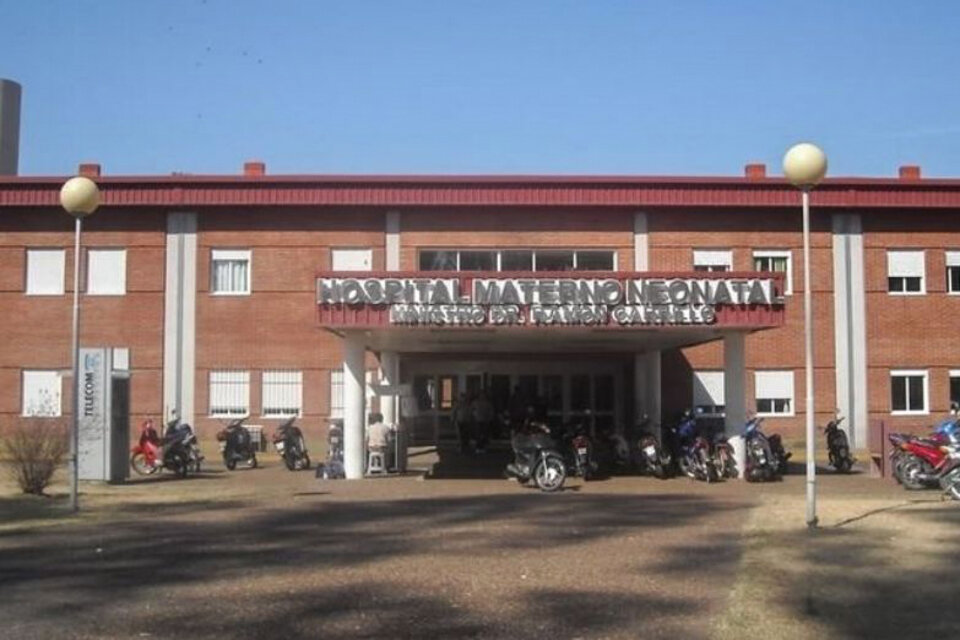El Hospital Materno Neonatal Ramon Carrillo, en la ciudad de Córdoba.