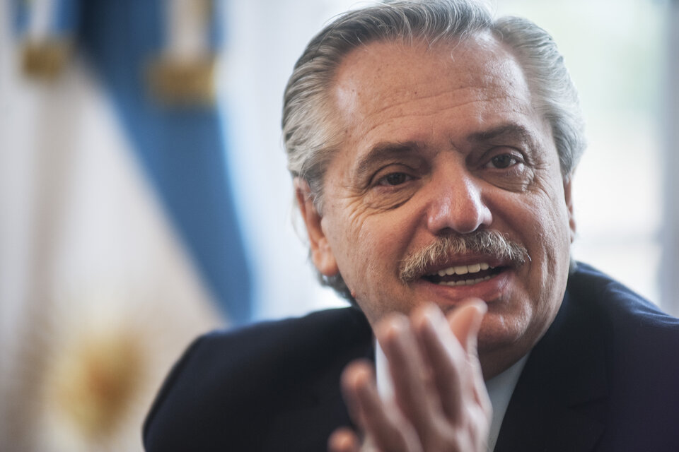 El presidente Alberto Fernández impulsa una amplia concertación entre el sector público, trabajadores y empresarios. (Fuente: Adrián Pérez)