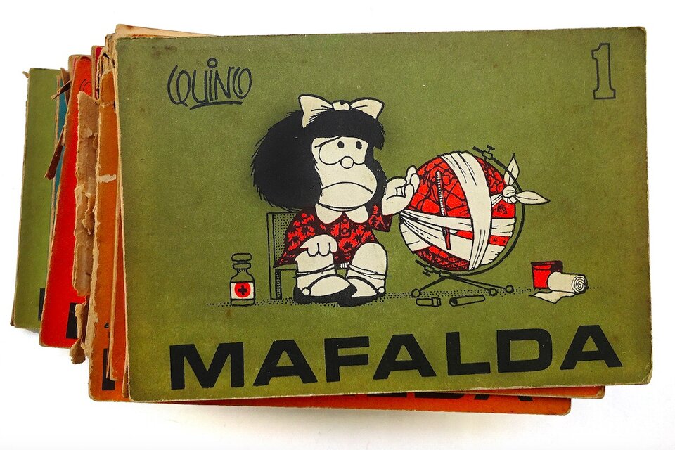 La legendaria tapa original del primer tomo de Mafalda (Fuente: Xavier Martín)