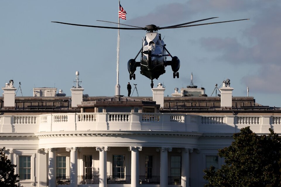 Peligro, la Casa Blanca de Donald Trump. (Fuente: AFP)