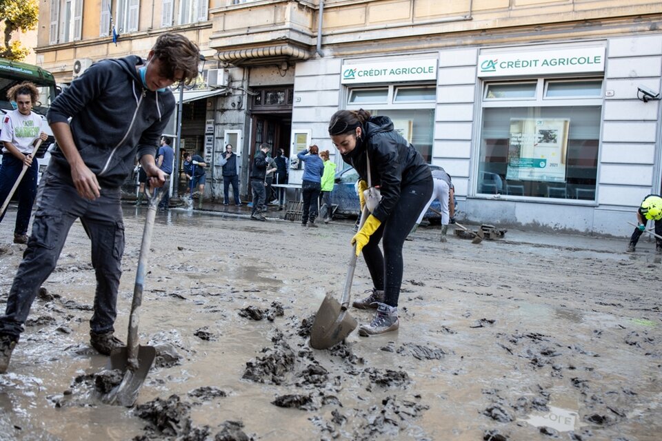 Inundaciones en Italia: Piamonte y Liguria piden que se declare el estado de emergencia  (Fuente: AFP)