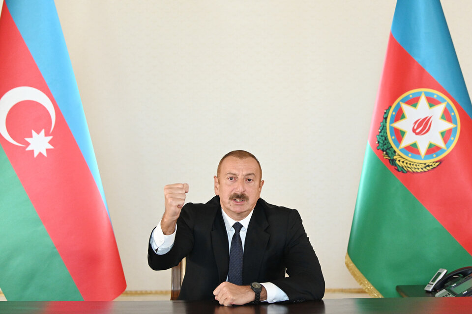 Ilham Aliyev, presidente de Azerbaiyán (Fuente: AFP)