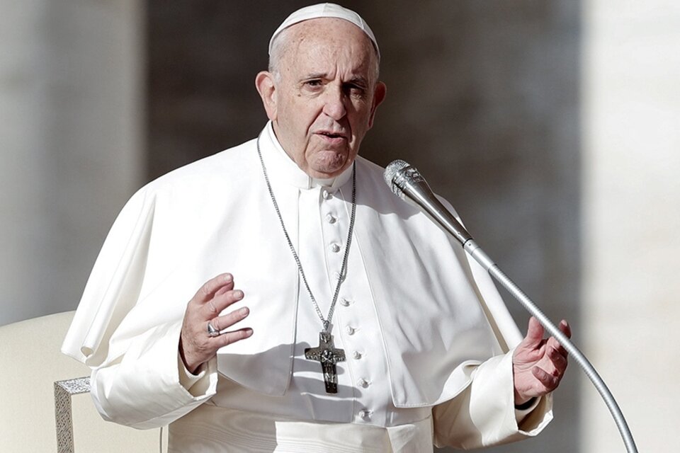 El Papa mencionó a los incendios de la Argentina en su misa dominical. (Fuente: Télam)
