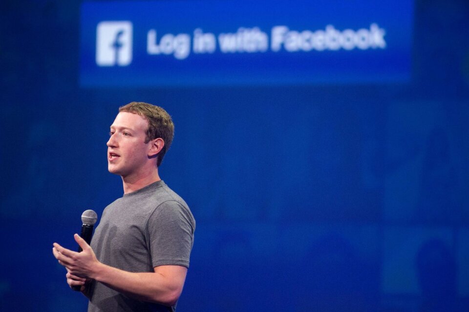 Mark Zuckerberg, fundador de Facebook.  (Fuente: AFP)