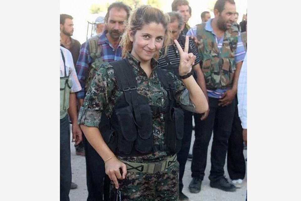 Rehana fue una heroína de las combatientes kurdas, una cabeza de Medusa para los jihadistas